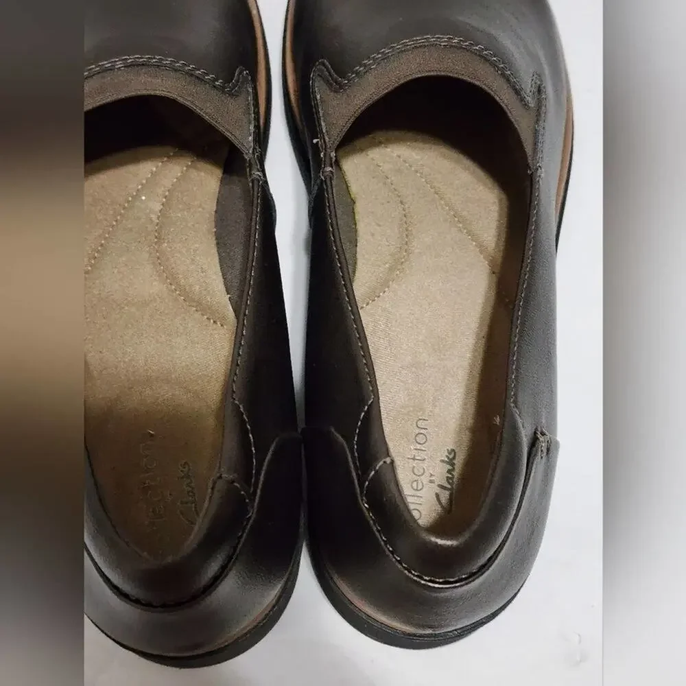 Clarks Women’s Sharon Dolly Loafer‎ 7 Antique Bronze size 10 new!